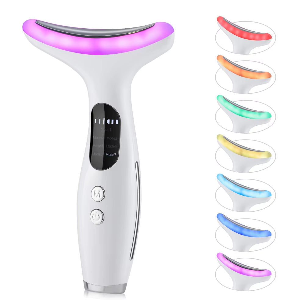 Neck Face Beauty Device Vibration Massage for Face and Neck Personal Ccare Skindion Home Use Beauty Device Face Lifting Machine