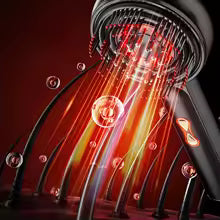 Peigne Massage Électrique Vibrant 660nm LED Rouge AphroditeGlow