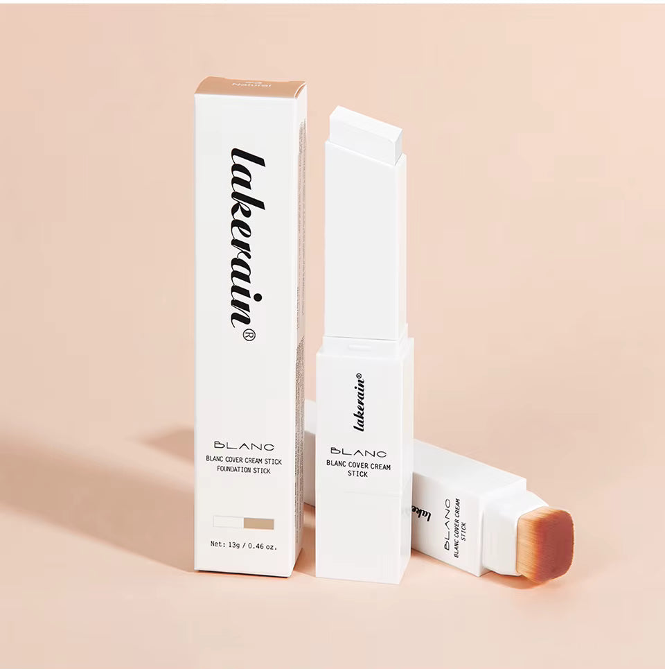 Foundation Stick Color Changing Foundation Detachable Brush Blanc Cover Cream Stick High Coverage Smoothly Blending Base Makeup AphroditeGlow