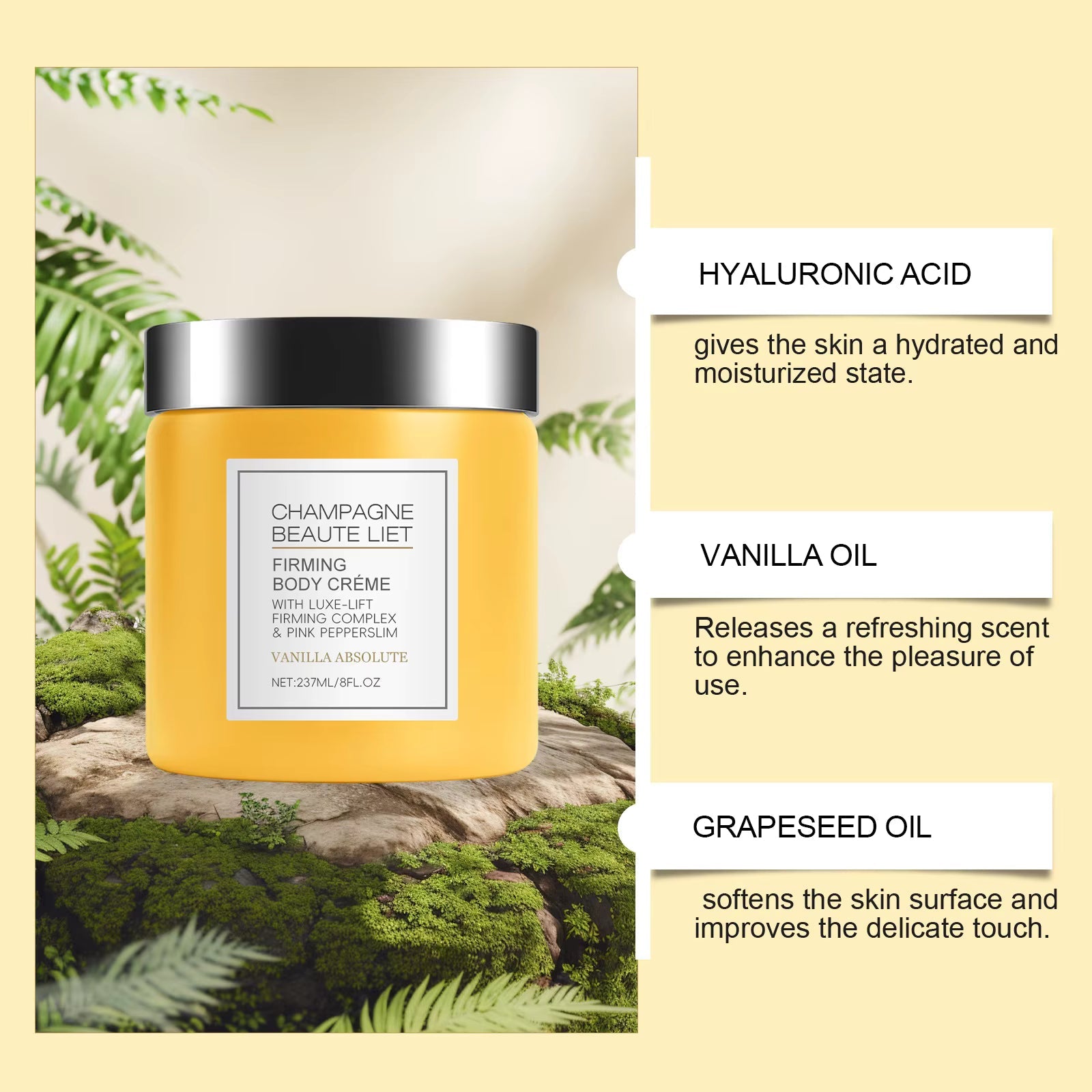 Crème Raffermissante au Champagne AphroditeGlow