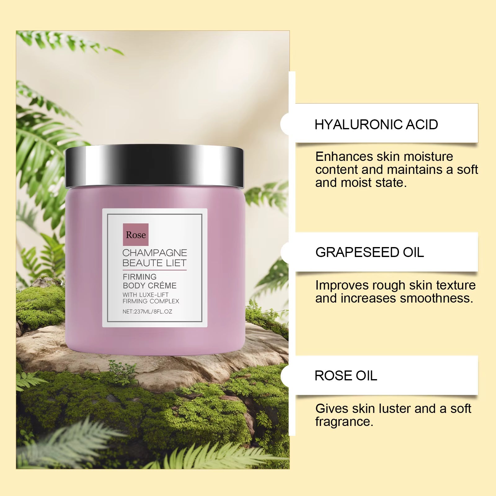 Crème Raffermissante au Champagne AphroditeGlow