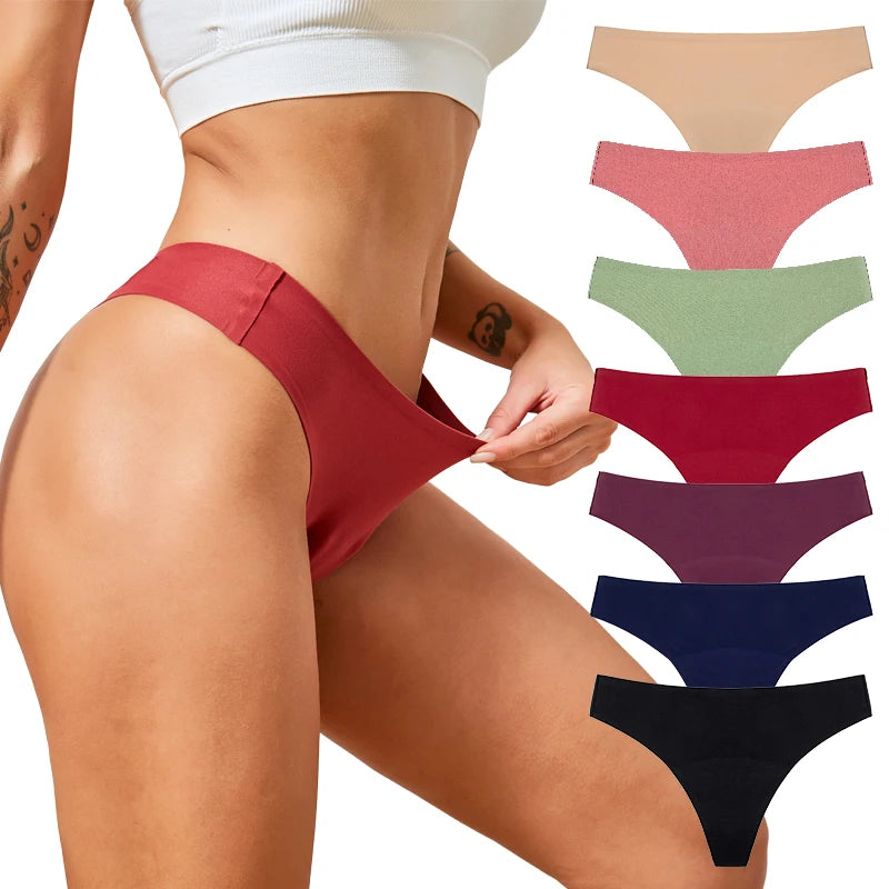 4-Layer Leak Proof Women Menstrual Panties Incontinence Low-Rise Women Thong Discreet Period Underwear Stretchy Underwear