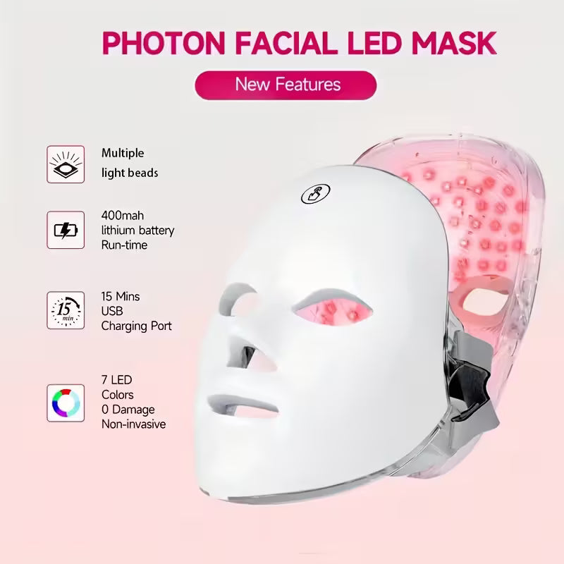 Appareil de Beauté Électrique 7 Modes – Sculpture Faciale Pro à Domicile AphroditeGlow
