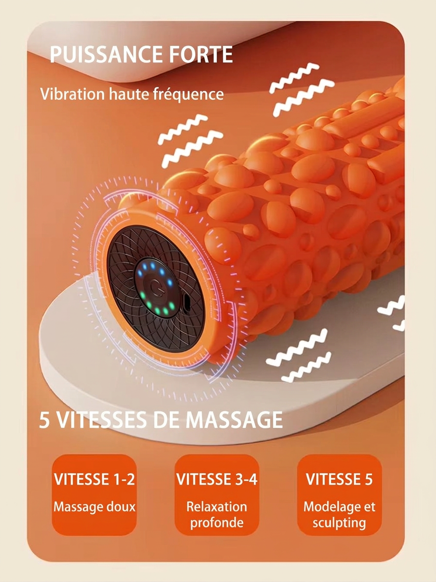 Rouleau Vibrant Pro Fitness AphroditeGlow